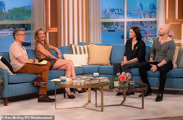 Andre Lazarus and Kat Slade (right) sat down with Ben Shephard and Cat Deeley (left) on Thursday's instalment of This Morning.