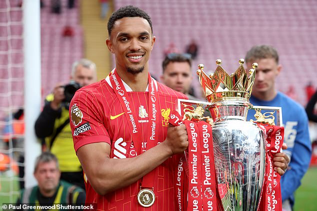 Trent Alexander-Arnold bid farewell to Liverpool fans after playing his final game for the club