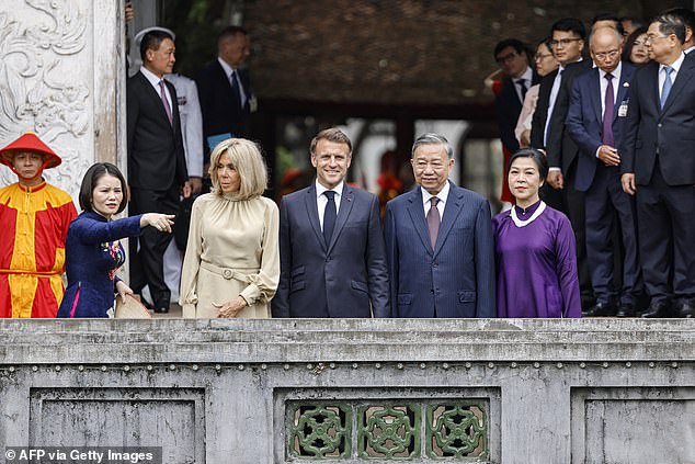 Vietnam is the first stop on an almost week-long tour of Southeast Asia for Macron where he will pitch France as a reliable alternative to the United States and China