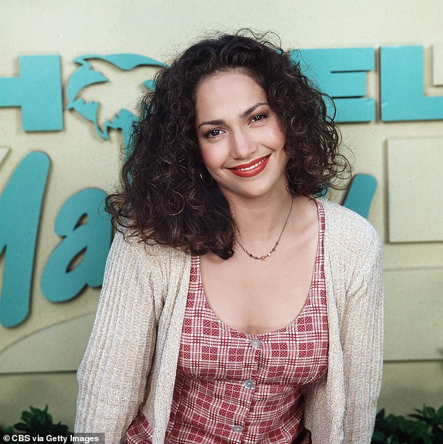Julian said: 'Any women will wonder what is J-Lo's secret to remaining so youthful. Certainly her clean living and sporty lifestyle have made a difference' (seen in 1994)