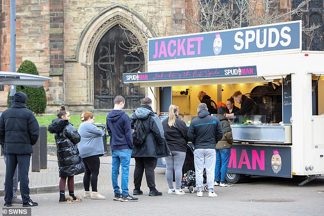 Spudman made headlines after he was forced to temporarily move from his usual trailer spot in St Editha's Square, Tamworth, to allow the pedestrianised area to be refurbished by the local council