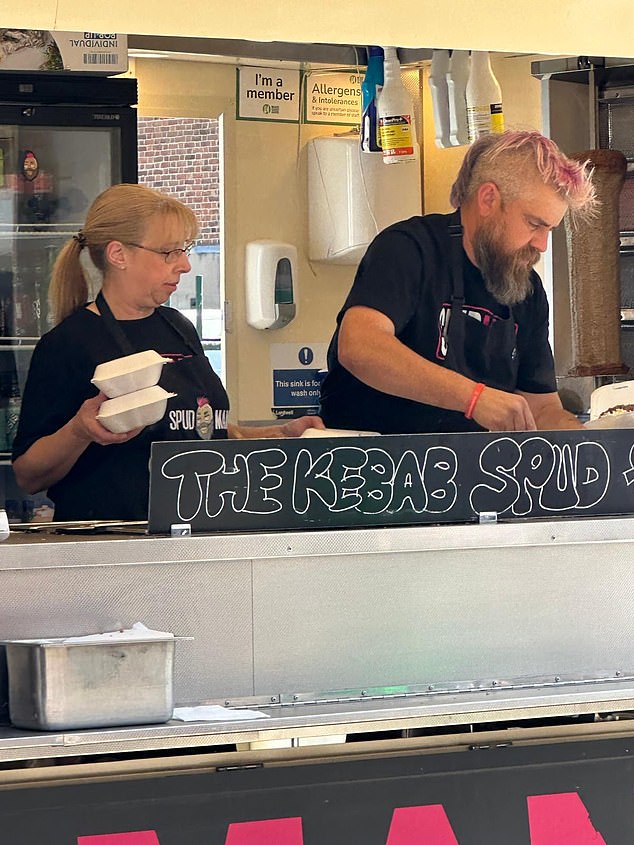 One of the options from Spudman's stall is 'The Kebab Spud'