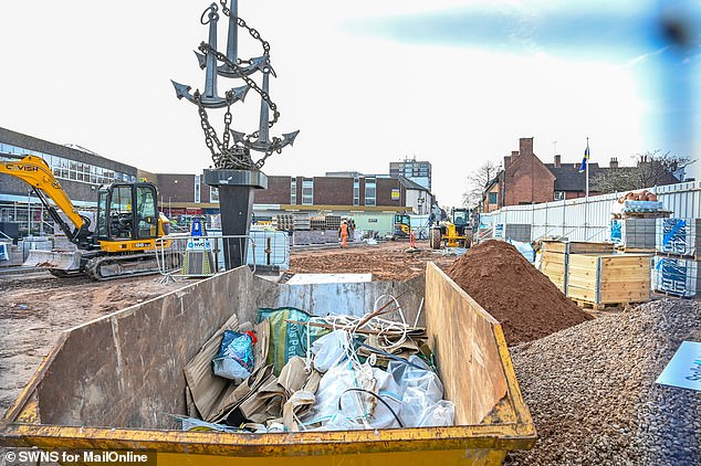Tamworth Borough Council is currently carrying out renovation works and wanted to place a flowerbed in Spudman's original pitch