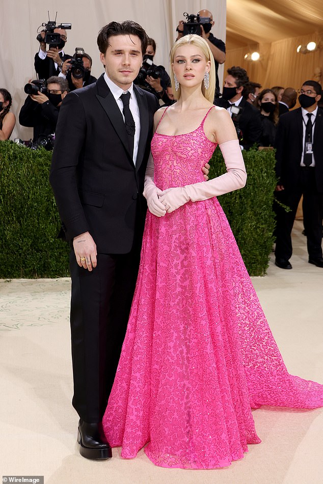 While Brooklyn was present at Posh's big birthday last year, both he and his wife failed to make an appearance at her 51st or at David's 50th earlier this month (pictured 2021)
