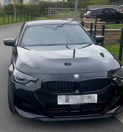 Black BMW.