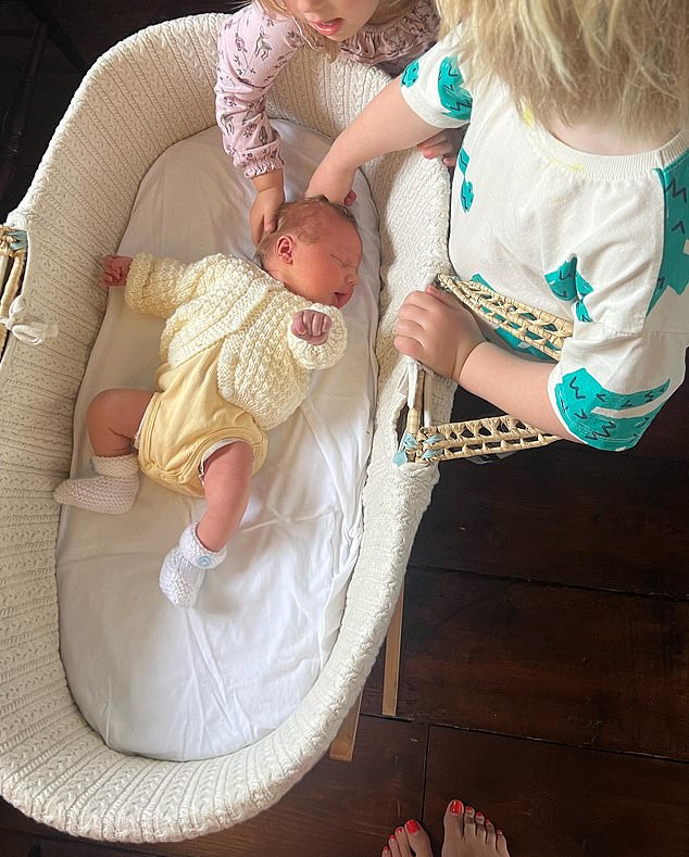 Poppy was born on Wednesday at University College London Hospital and is the couple's fourth child