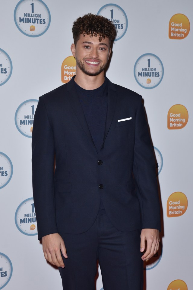 Myles Stephenson at the Good Morning Britain 1 Million Minutes Awards.