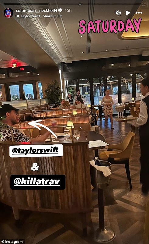The lovebirds were spotted at Harry's Bar and Restaurant in West Palm Beach, where they spared no expense, ordering a spread of various dishes.