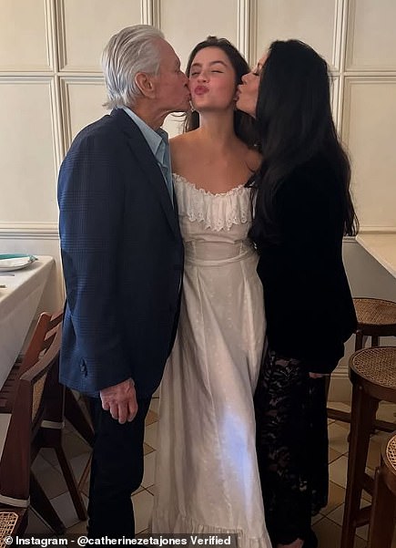The Mask of Zorro actress and her husband Michael Douglas celebrated their daughter Carys' graduation over the weekend