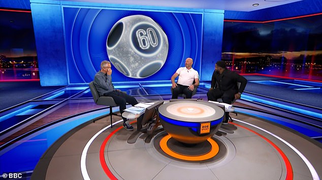 Micah Richards and Alan Shearer joined Lineker for his final outing on the football review show