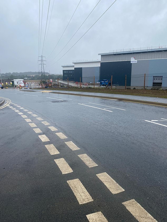 The sprawling warehouse is set to be joined by more buildings that will be used by a number of businesses