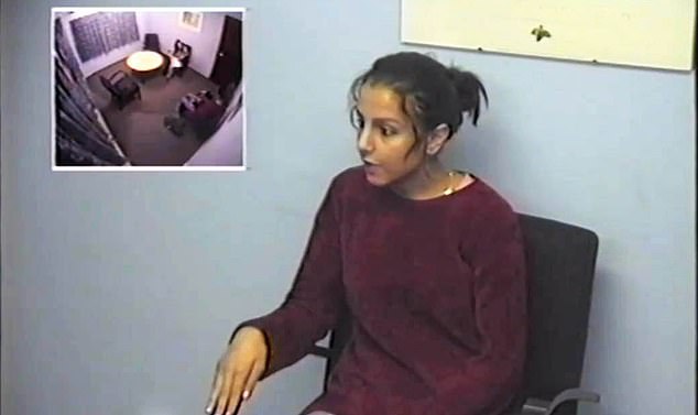 Mahmod during a police interview on ITV 1 programme Exposure: Banaz - An Honour Killing
