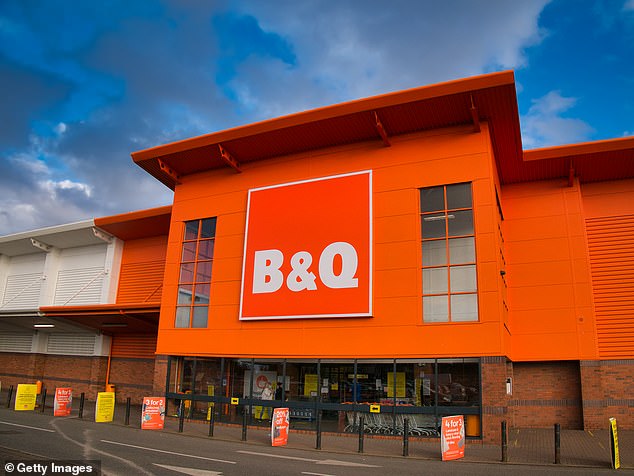 A spokesman for B&Q apologised and added the description had been 'offered by a third-party seller'