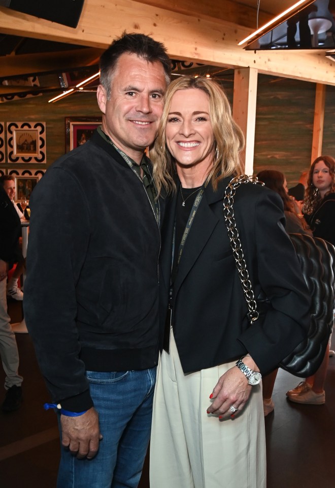 Kenny and Gabby Logan at the ABBA Voyage one-year anniversary.
