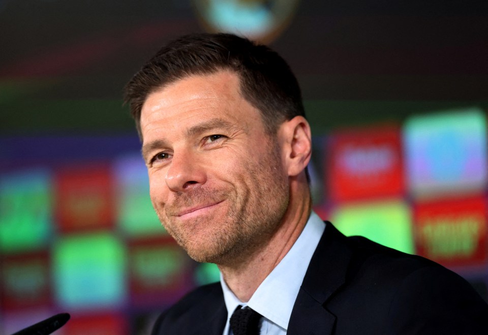 Xabi Alonso, new Real Madrid coach, at a press conference.