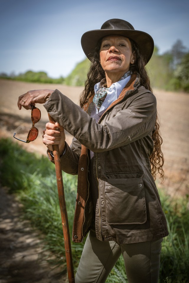 Jaye Griffiths as Celia, a new farmer in Emmerdale.