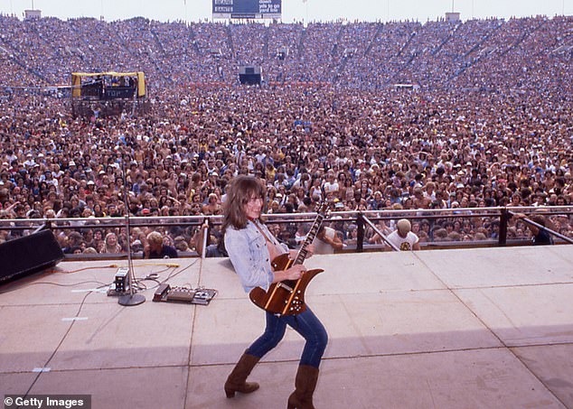 Tributes started pouring in following the tragic news as his loved ones took to social media to remember his legacy and honor his memory; pictured July 1977 in Oakland, California