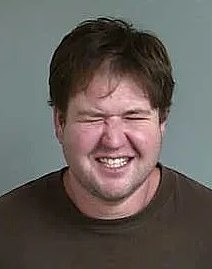 Russell Maxwell Phay, 42, of Nevada, (pictured in his 2018 mugshot) allegedly broke into the billionaire's home, proclaimed it was his property and demanded everyone leave, before violently assaulting the victim
