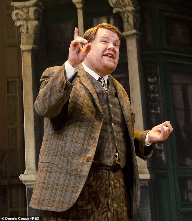 Corden is set to return to Broadway after winning a Tony Award for his performance in One Man, Two Guvnors in 2012 (Pictured in One Man, Two Guvnors)