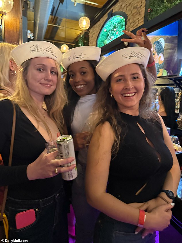 Grace Potter (left) flew in from Houston with a dream: meet sexy sailors and 'flirt it up.' Meanwhile, Marissa R. (right) said Fleet Week was 'absolutely worth the hype'