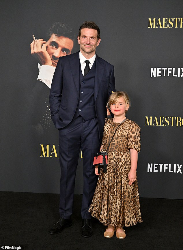Cooper pictured with Lea in December 2023