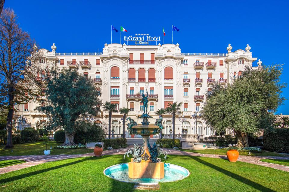The Grand Hotel in Rimini, Italy.