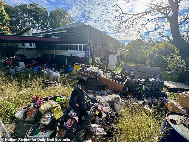 Pheobe had been living at a property in Gin Gin - which has also been declared a crime scene - with Bromley and Mr Wood before she vanished without a trace