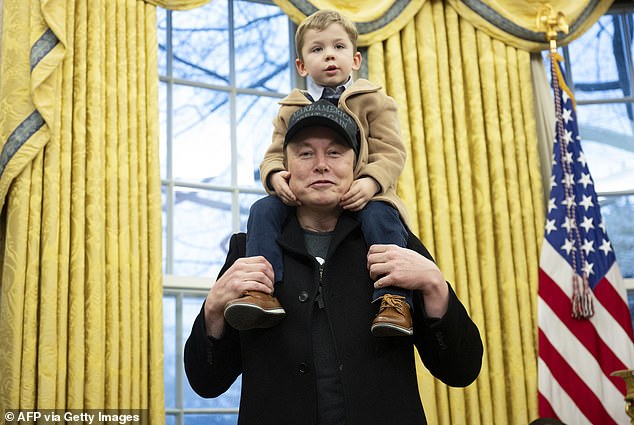 She has previously berated Musk for flaunting their four-year-old at the White House