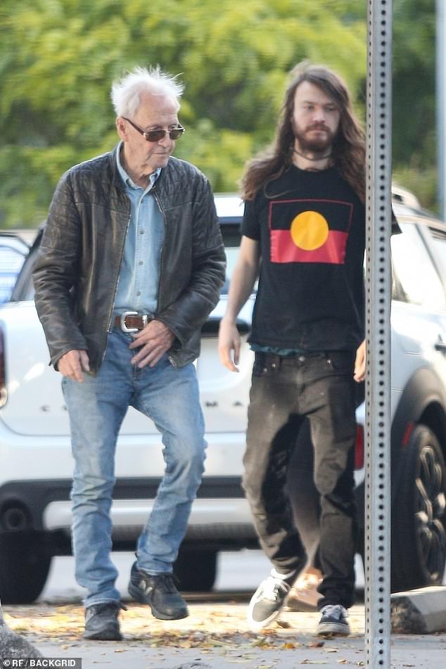 Paul kept a low profile with dark sunglasses as he arrived to the establishment with Chance