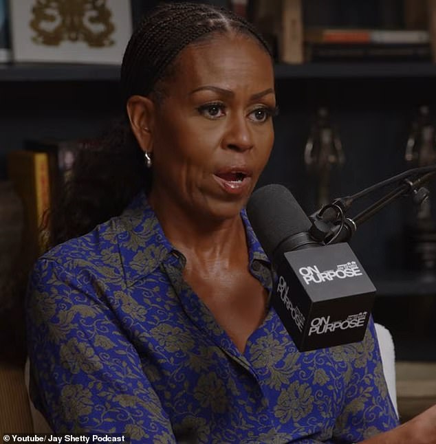 Earlier this month former First Lady Michelle Obama revealed how she is in therapy and it's helping her transition to what she thinks is going to be the 'next phase' of her life