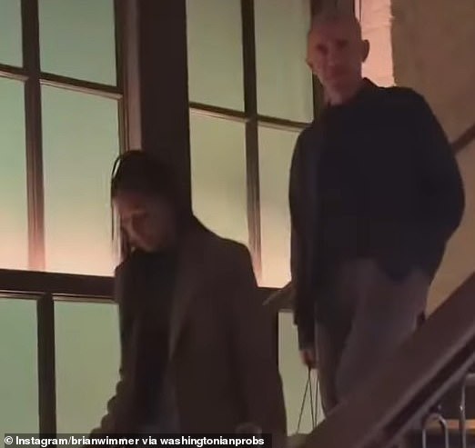 The couple were seen at Osteria Mozza in Washington DC last month as they attempted to swat away rumors of marital woes