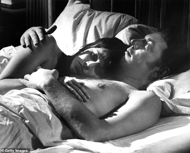 'I wish that we had them when I was doing sex scenes because it's hard,' the Klute actress explained; Pictured with Donald Sutherland in 1971