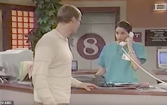 At the time the document was printed, Meghan only had a few roles on TV, including a two-episode appearance on General Hospital in 2001, where she played a nurse named Jill