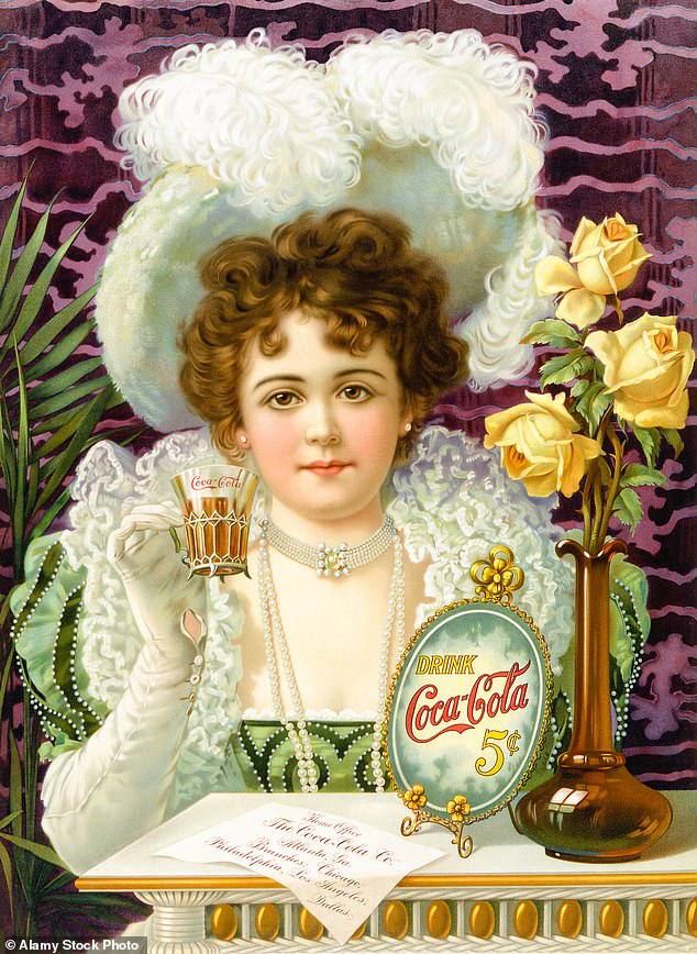 The very first print advertisement for Coca-Cola was launched in the United States back in 1905 with actress Hilda Clark sipping from a tea cup