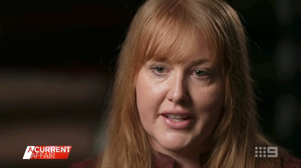 Katie Johnson, Married at First Sight star, in a 9NEWS interview.