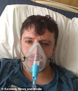 Matthew Langsworth, 32, developed a potentially deadly infection after inhaling mould spores that were 'hidden' in his home