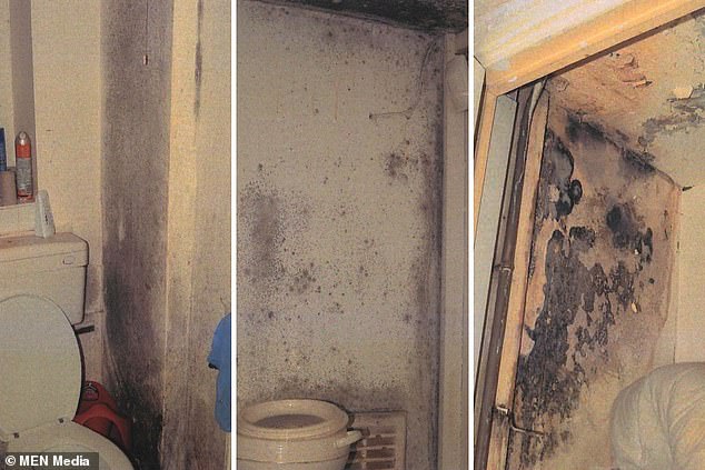 Shocking images reveal the extent of the black mould spores in the flat where tragic Awaab Ishak lived. The toilet was leaking because of defective plumbing and continuously discharging.
