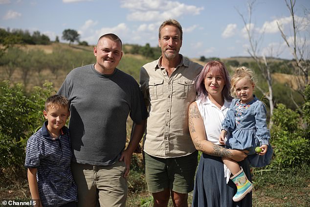 The pair had been inspired by Ben Fogle's New Lives in the Wild - and found themselves appearing on the show earlier this year