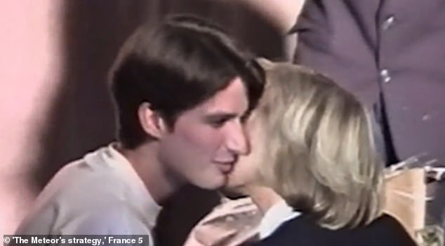 Taking the concept of teacher's pet to a whole new level, Macron was just 15 ¿ the age of consent in France ¿ when he met Madame Brigitte Auziere, then a 39-year-old teacher at the Catholic Lycee La Providence in Amiens where he was a pupil. (Pictured: 15-year-old Emmanuel with Brigitte).