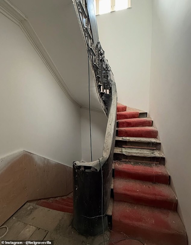 A cursory glance at videos posted online suggests the pair are doing the majority of the work themselves, with builders and tradesmen only playing the occasional cameo role