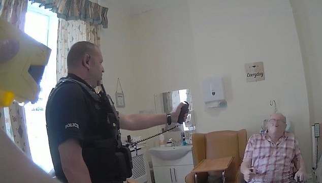 PC Smith used both his Pava spray and a police baton to try and make Mr Burgess drop the knife he was holding