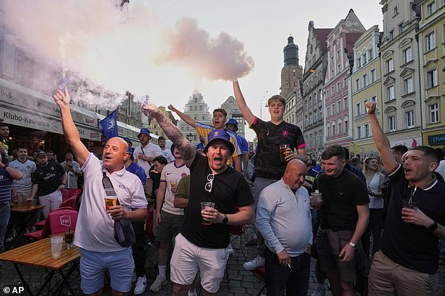70,000 fans are estimated to be in the city of Wroclaw for the Europa Conference League final