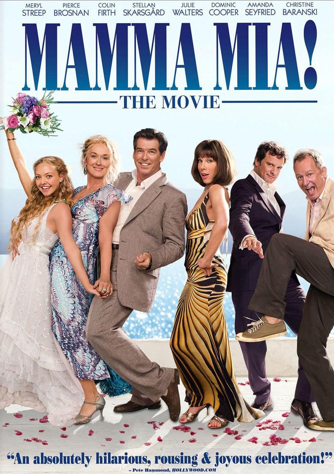 Movie poster for Mamma Mia! The Movie.