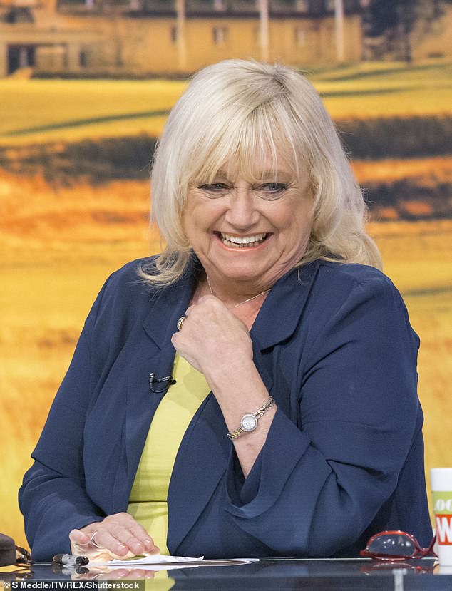 The television presenter, 77, suffered a major health scare in 2018 when she was left needing 'two life-saving blood transfusions' (pictured before her weight loss in 2015)