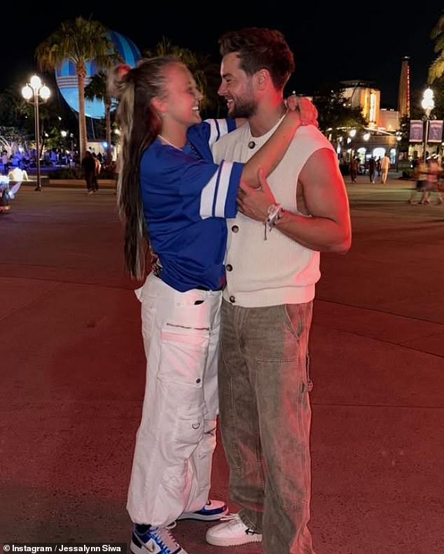 The Love Island star has formed a close bond with the dancer since they met in the Celebrity Big Brother house last month