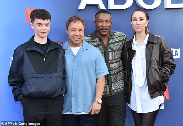 Just a couple of months later, Owen is towering over writer Stephen Graham and well and truly gaining on Ashley Walters, who stands at five-foot-nine