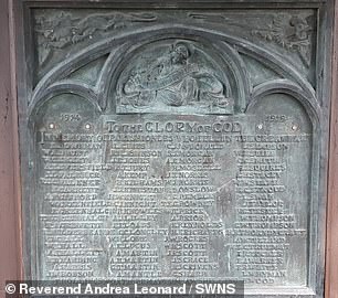 Devastated parishioners have been left in tears after the plaques were ripped from the wooden gateway