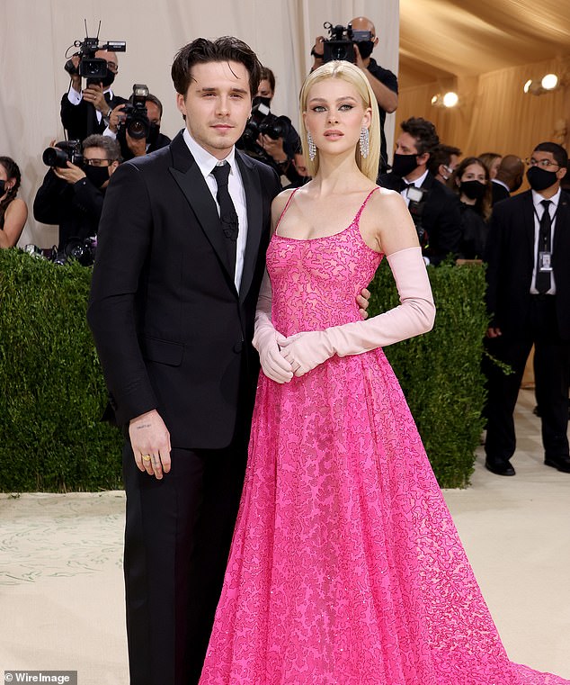 While Brooklyn was present at Posh's big birthday last year, both he and his wife failed to make an appearance at her 51st or at David's 50th earlier this month (pictured 2021)