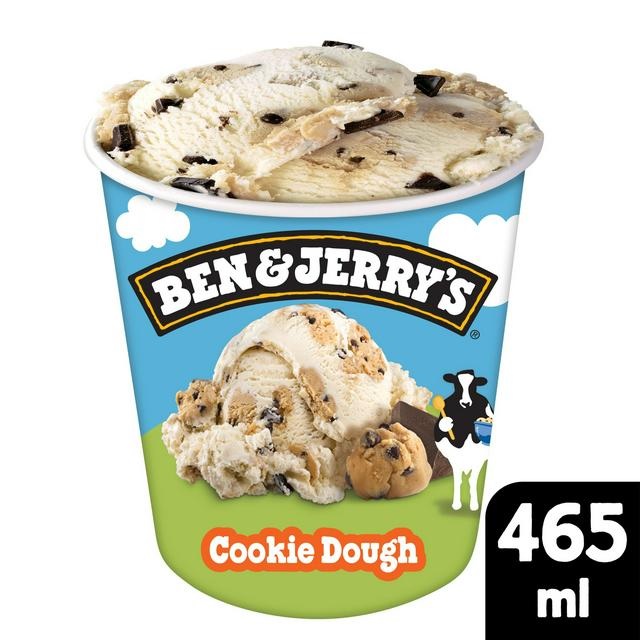 Ben & Jerry's Cookie Dough ice cream pint (465ml).