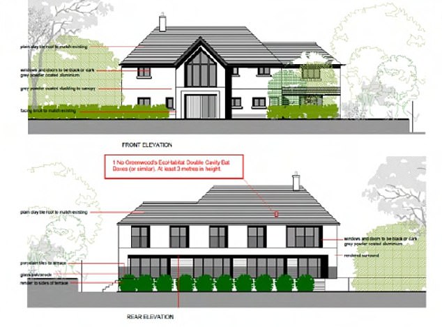 The new house will include a cinema room, large kitchen diner with pantry, plus games and play rooms for the couple's five-year-old daughter Ruby